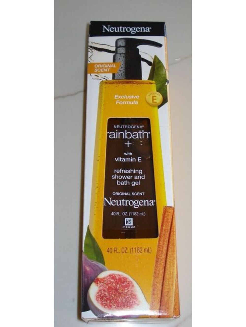 BNWT Neutrogena Rainbath+Vit E Refreshing Shower & Bath Gel Original Scent 40 Oz